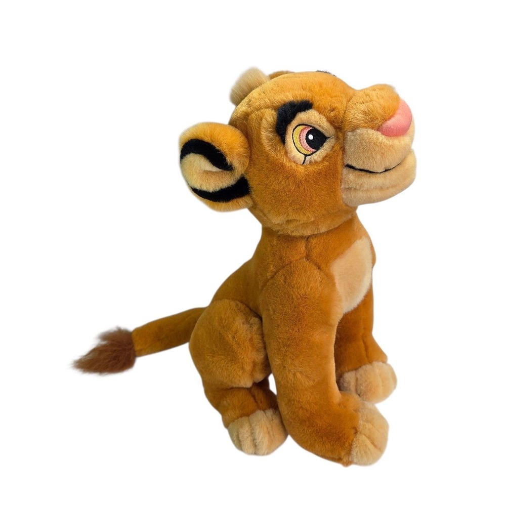Disney Store Original Plush Lion King Young Simba Cub Stuffed Animal Toy 13"